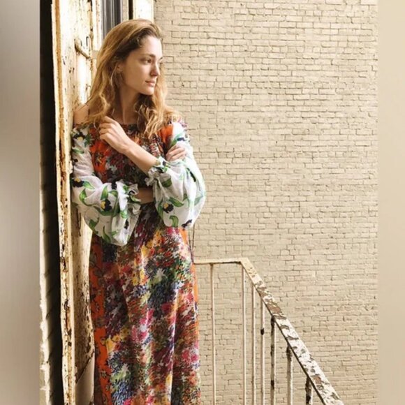 Tory Burch Runway Shasta Maxi Silk Dress - Picture 10 of 13